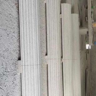 九江 花岗岩厂家带你看白麻花岗岩门楼大柱柱皮