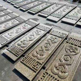 九江 黄金麻花岗岩外墙雕刻板