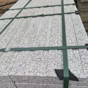 九江 白麻花岗岩直行盲道石，盲条，地铺石