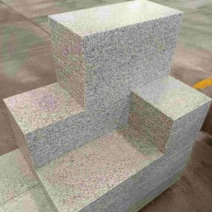 九江 白麻花岗岩荔枝面地铺石