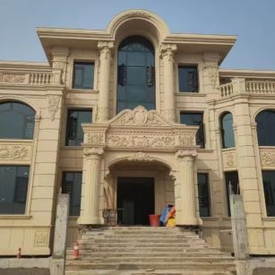 九江 黄金麻花岗岩别墅外墙干挂