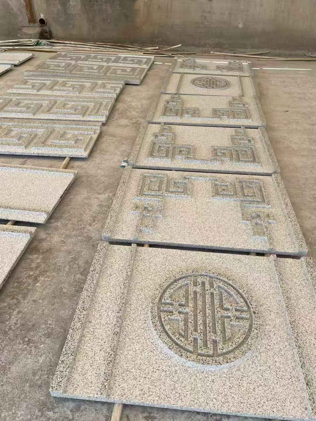 九江 白麻花岗岩外墙立面雕刻板