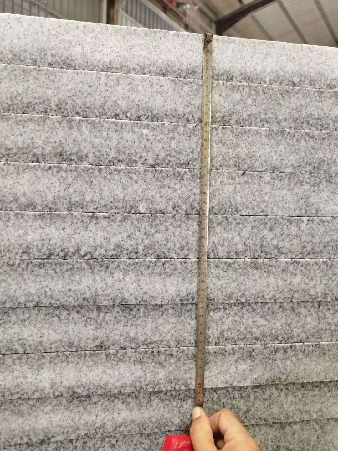 九江 芝麻白火烧成品厚薄均匀，B料价格接近A料质量