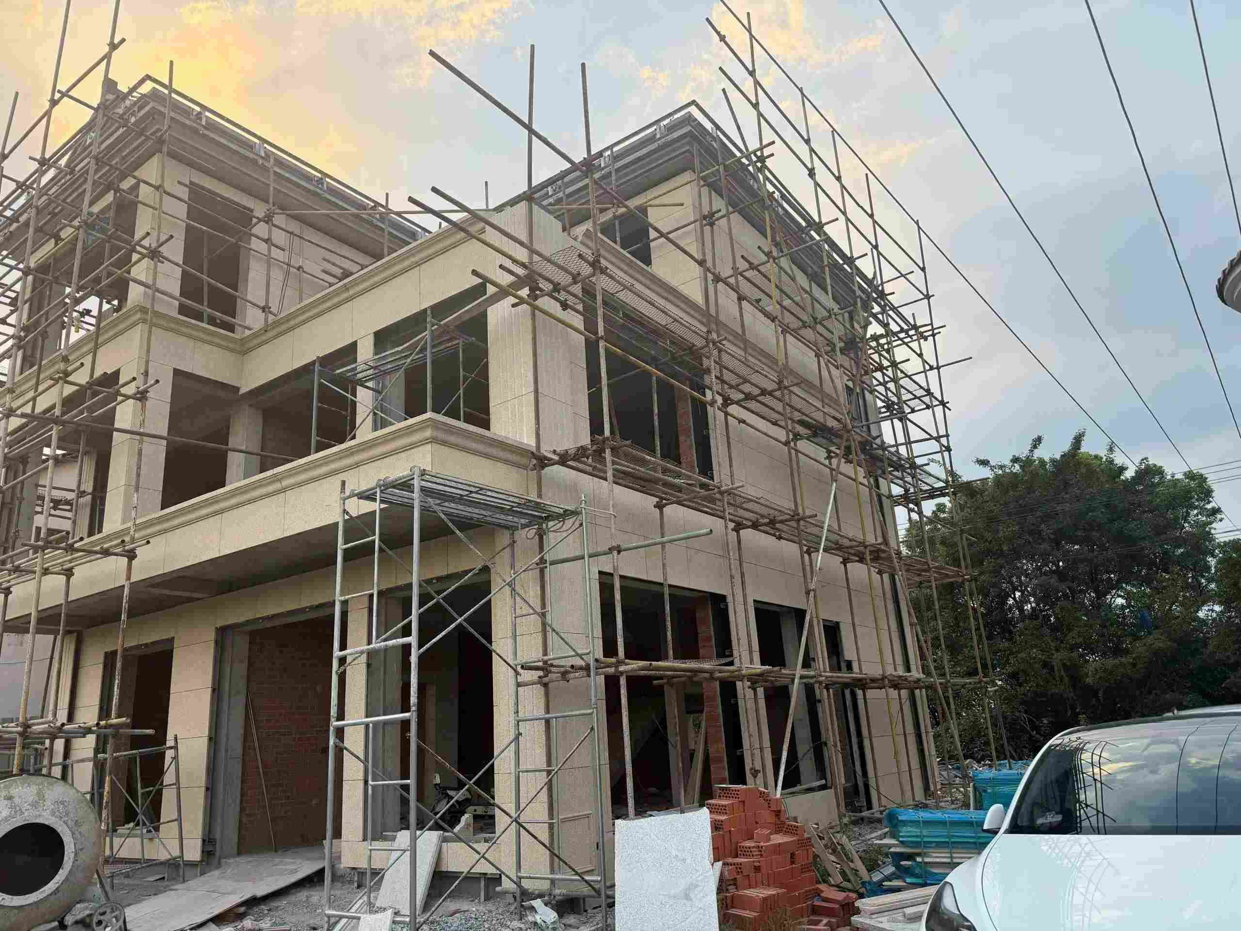 九江 黄金麻荔枝面花岗岩外墙干挂