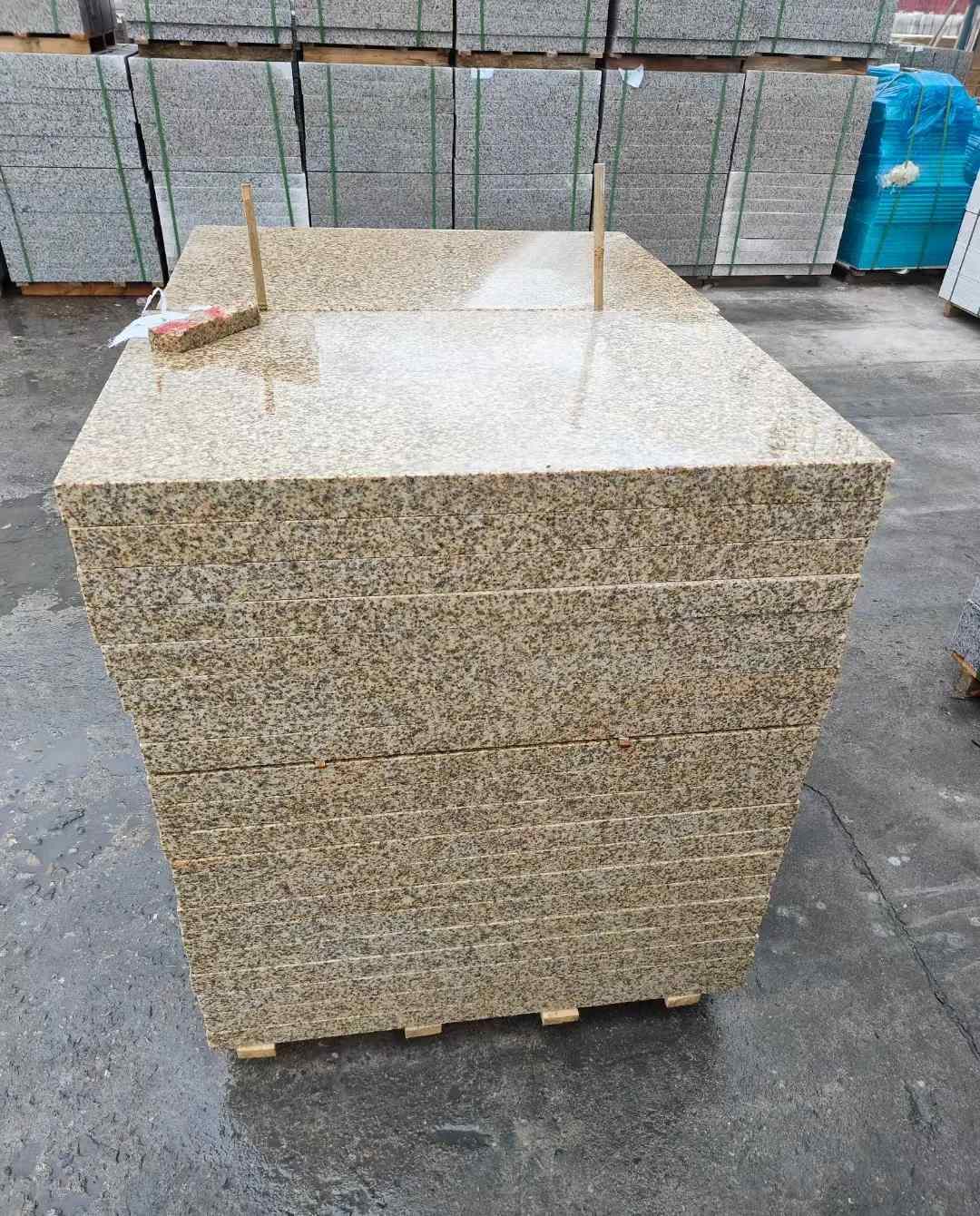 九江 湖北黄金麻花岗岩石材荔枝面外墙石材