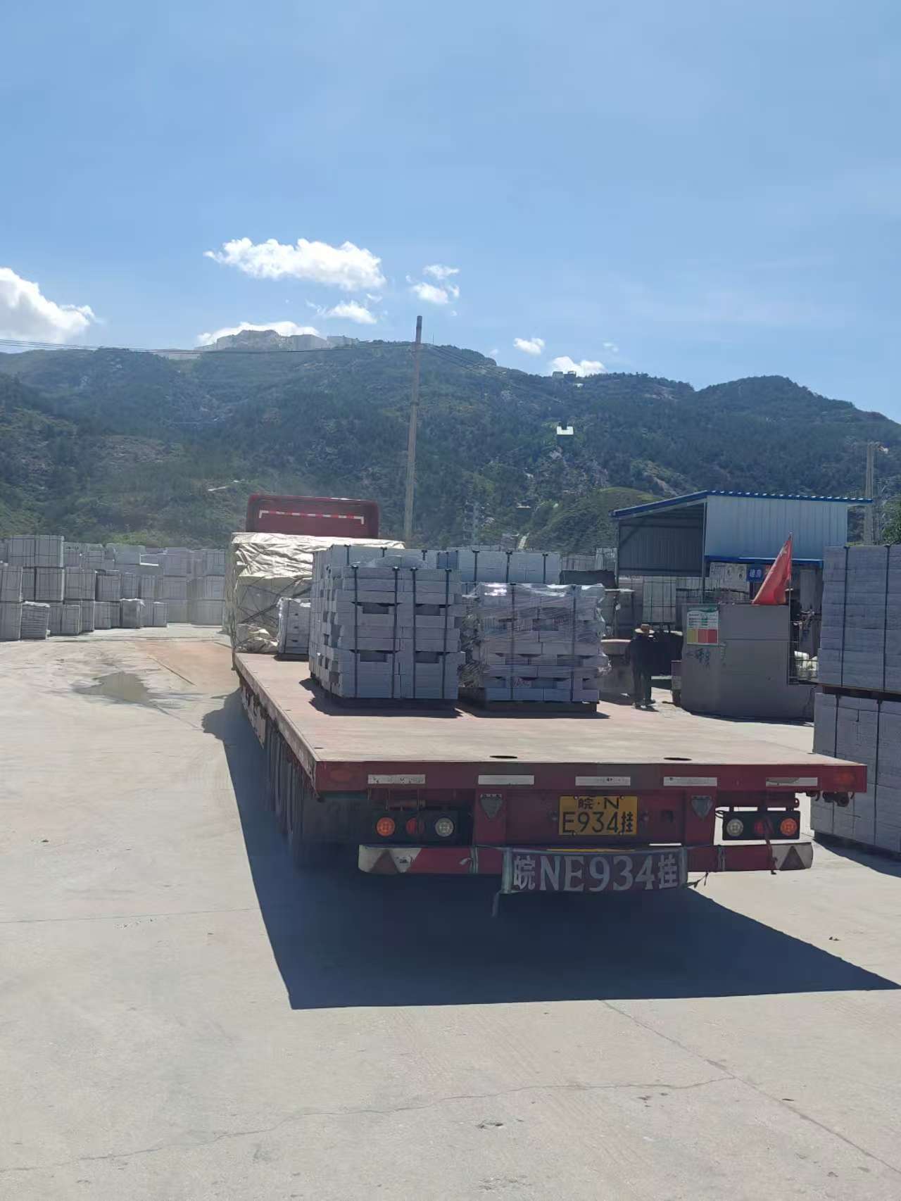 九江 芝麻白仿形路沿石，直形路沿石