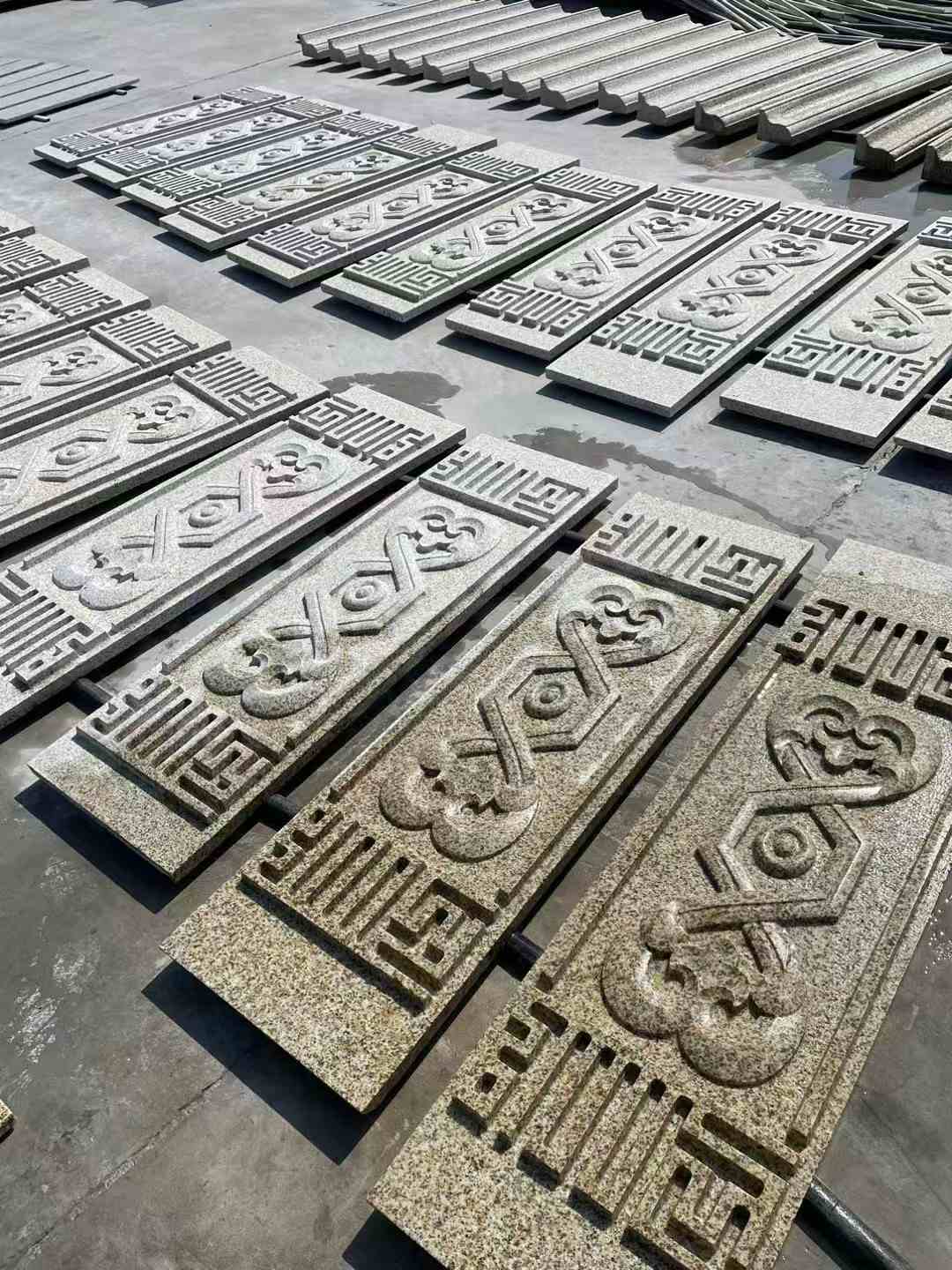 九江 黄金麻花岗岩外墙雕刻板